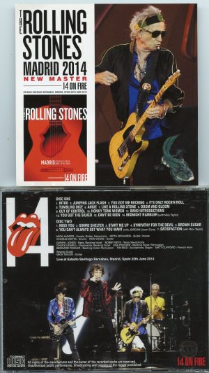 Rolling Stones - Madrid 2014 New Master ( 2 CD!!!!! ) ( Estadio Bernabeu , Madrid , Spain , June 25th , 2014 )