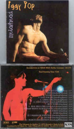 Iggy Pop - Metalhead ( Live at Neue Welt , Berlin , Germany on January 26th , 1991 )  ( KTS )