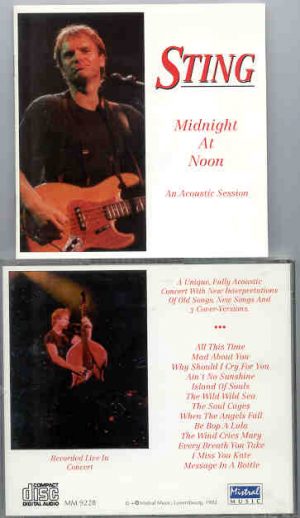 Sting / The Police - Midnight At Noon ( Mistral )