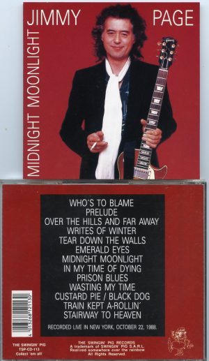 Led Zeppelin - Midnight Moonlight ( Jimmy Page Live in New York , October 22nd , 1988 ) ( Swingin' Pig )
