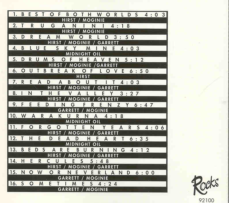 Midnight Oil - Know Your Power ( Tinley Park World Music Theater , August 7th , 1993 )