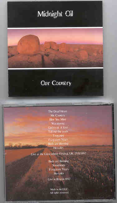 Midnight Oil - Our Country ( Live in Boston , MA , USA , 1992 )
