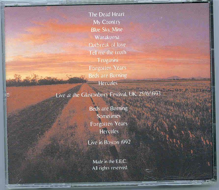 Midnight Oil - Our Country ( Live in Boston , MA , USA , 1992 )