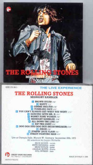 Rolling Stones - Midnight Rambler ( Great Dane )( Olympia Halle , Munich , Germany Sept 26th '73 )