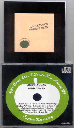 John Lennon - Mind Games Apple Acetate