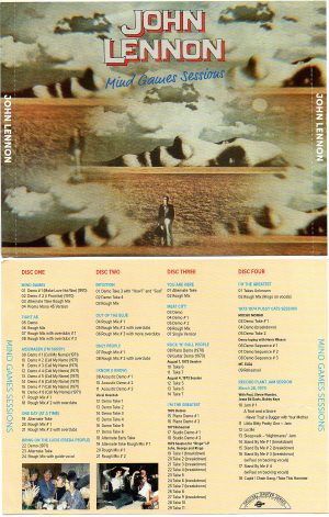 John Lennon - Mind Games Sessions (4CD Set + 32 pages booklet ) ( Original Masters Series )