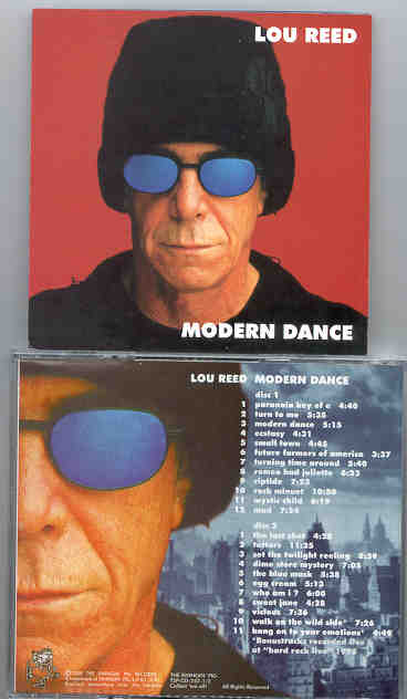 Lou Reed / Velvet Underground - Modern Dance ( Dusseldorf , Germany , April 24th , 2000 ) ( Swingin' Pig ) ( 2 CD SET )