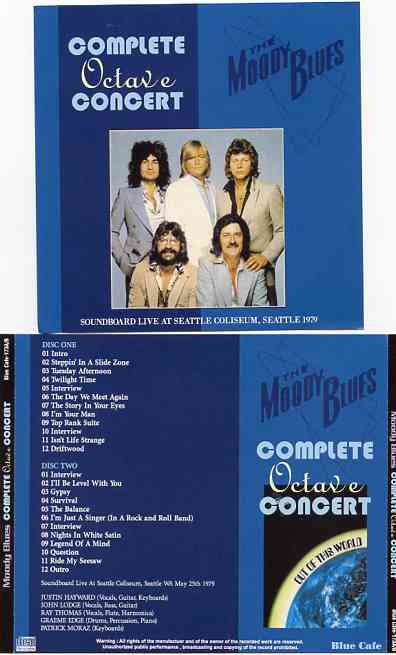 The Moody Blues - Complete Octave Concert ( 2 CD set ) ( Live at Seattle Coliseum , Seattle , WA , May 25th , 1979 )