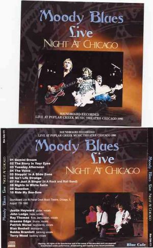 The Moody Blues - Live Night At Chicago  ( Popular Creek Music Theatre , Chicago , IL , August 17th , 1990 )