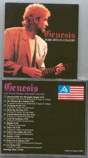 P. Gabriel  /  GENESIS  /  P. Collins - More Hits In Concert  (Live From Various USA Concerts)