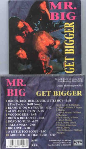 Mr. Big - Get Bigger ( KTS ) ( Live In The USA , 1992 )