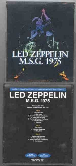 Led Zeppelin - Madison Square Garden 1975 ( 3 CD Set ) ( New York , February 12th , 1975 ) ( NO Equalizing )