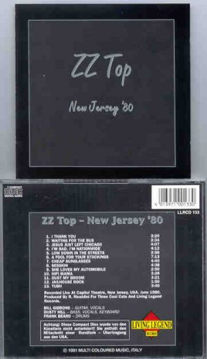 ZZ TOP - New Jersey 1980 ( Living Legend )