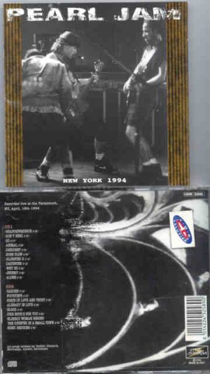 Pearl Jam - New York 1994( 2 CD set ) ( Live Storm )
