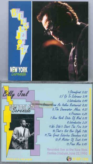 Billy Joel - New York City Serenade ( Oh Boy Recs. ) ( New York 1990 )