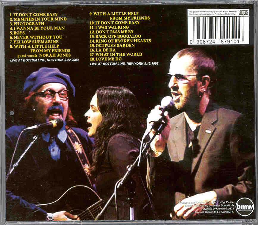 Ringo Starr - New York In My Mind ( Live at The Bottom Line , New York , 2003 )