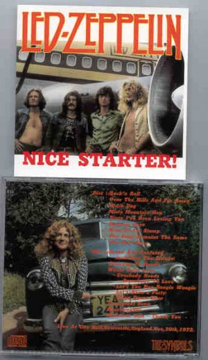 Led Zeppelin - Nice Starter ( 2 CD SET ) ( City Hall , Newcastle , England , November 30th , 1972 )