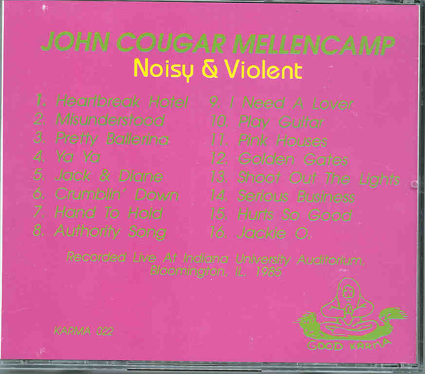 John Cougar Mellencamp - Noisy & Violent ( Good Karma Records )