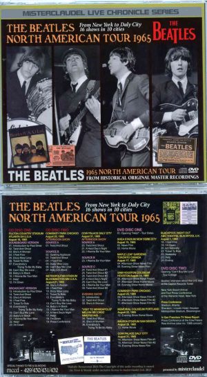 The Beatles - North American Tour 1965 ( 2CD + 2 DVD SET ) ( From New York To Daly City 16 shows in 10 cities ) ( Misterclaudel )