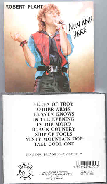 Led Zeppelin - Now And Here ( Robert Plant , Philadelphia Spectrum , June 1989 )