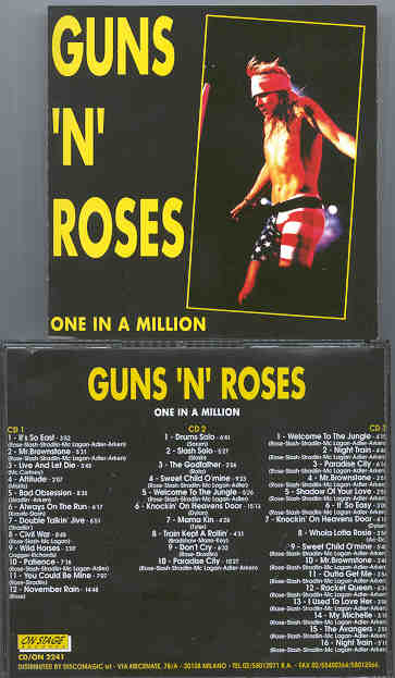 Guns N' Roses - One In A Million ( 3 cd set ) ( On Stage Recs )