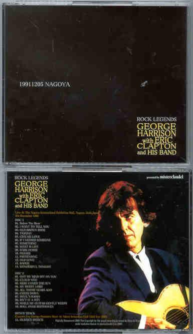 George Harrison - One Moment In Time II ( 2 CD set ) ( Nagoya Int. Hall , Japan , Dec 5th , 1991 ) ( Misterclaudel )