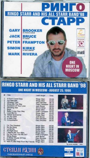 Ringo Starr - One Night In Moscow ( 2 CD!!!!! ) ( Live in Moscow , Russia , August 25th , 1998 )