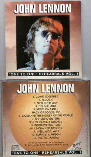 John Lennon - One To One Concert Rehearsals Vol 1 ( Orange )