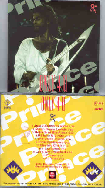 Prince - Only 4 U Volume One ( Big Music )