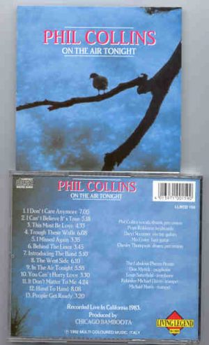 P. Gabriel  /  GENESIS  /  P. Collins - On The Air Tonight   ( Phil Collins ) ( Living Legend )