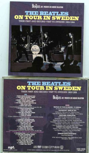 The Beatles - On Tour In Sweden (1CD+1DVD) ( Their First And Second Visit To Sweden 1963/1964 - NTSC ) ( 2014 SGT Records )