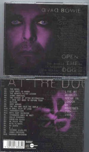 David Bowie - Open The Dog ( Wembley , London , UK , Nov 15th , 1995 ) ( 2 CD set )
