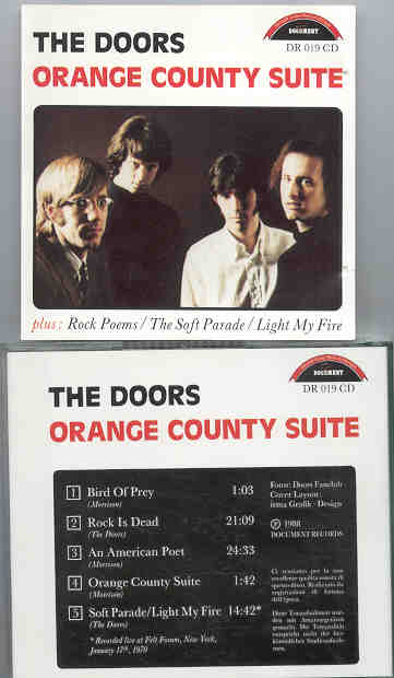 The Doors - Orange County Suite ( Felt Forum , New York , January 17th , 1970 )