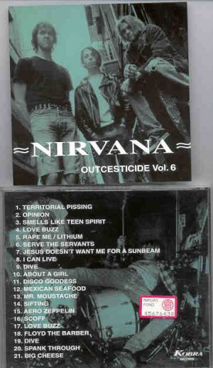Nirvana - Outcesticide Vol. 6  ( Best Collection Of Rare Tracks )
