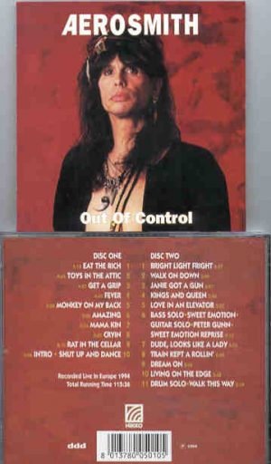 Aerosmith - Out Of Control ( 2 CD SET ) ( Live In Europe 1994 ) ( KTS - NIKKO )
