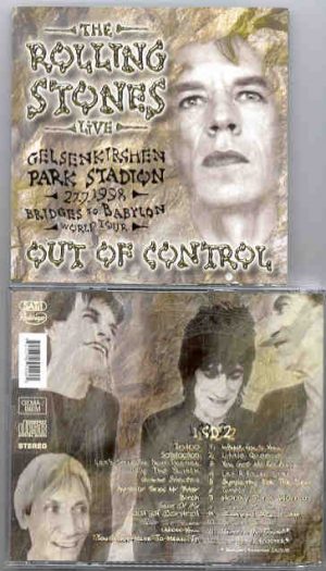 Rolling Stones - Out Of Control ( Gelsenkirchen ParkStadium Germany, July 27th , 1998 ) ( 2 CD!!!!! SET )