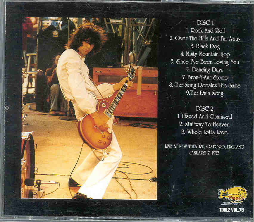 Led Zeppelin - Oxford 1973 ( 2 CD set ) ( Live at New Theatre , Oxford , England , January 7th , 1973 )