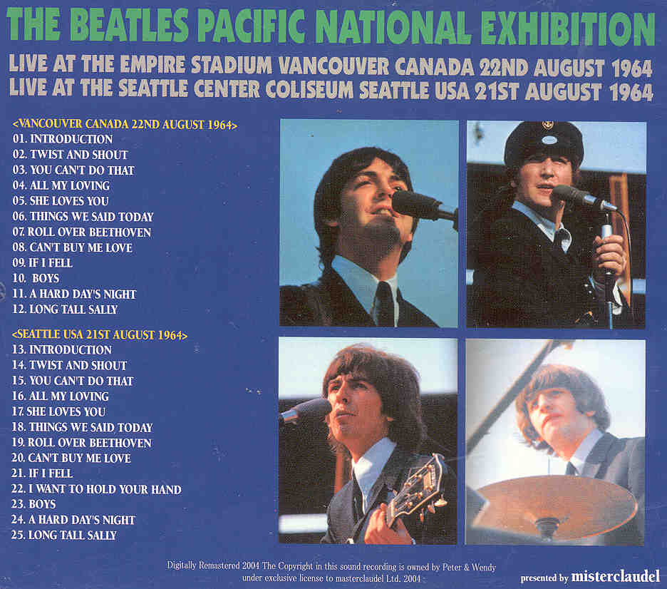 The Beatles - Pacific National Exhibition ( Vancouver - Seattle ) ( Misterclaudel )