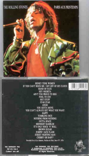 Rolling Stones - Paris Aux Printemps ( 2 CD!!!!! set ) ( Swingin' Pig ) ( Pavilion de Paris , June 4/7 , 1976 ) Picture