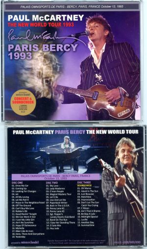 Paul McCartney – Paris Bercy 1993 (3 CD) – Misterclaudel