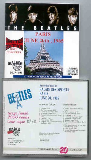 The Beatles - The Beatles , Paris , June 20th , 1965  ( Both Concerts )
