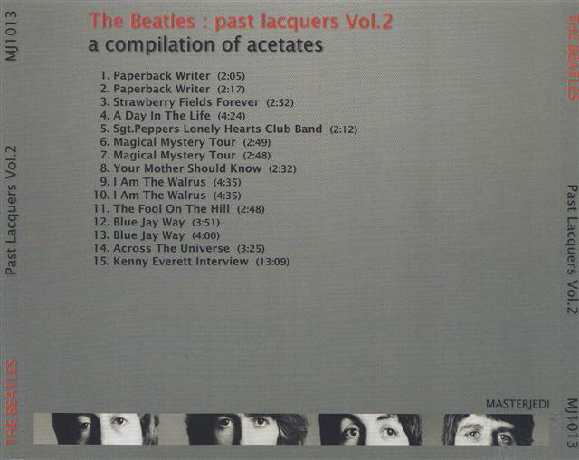 The Beatles - Past Lacquers Vol 2 ( 2013 MASTERJEDI ) ( A compilation of Acetates )