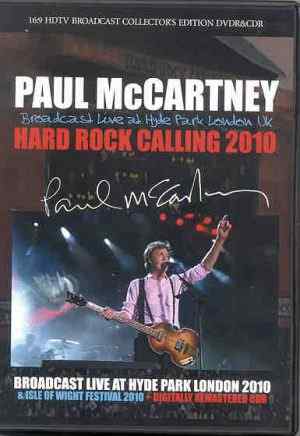 DVD Paul McCartney - Hard Rock Calling 2010( 1 CD + 1 DVD set ) ( Broadcast LIVE at Hyde Park , London , UK )