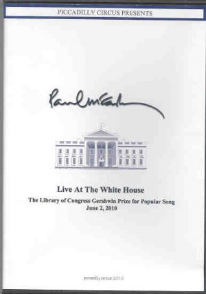 DVD Paul McCartney - Live At The White House 2010   ( Piccadilly Circus )