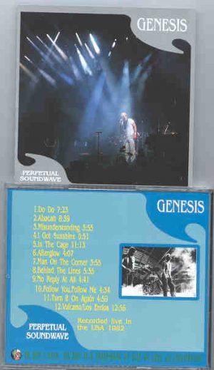 P. Gabriel  /  GENESIS  /  P. Collins - Perpetual Soundwave  ( Oh , Boy Recs ) ( Live in USA , 1982 )