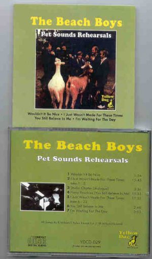 The Beach Boys - Pet Sound Rehearsals ( Yellow Dog Recs )
