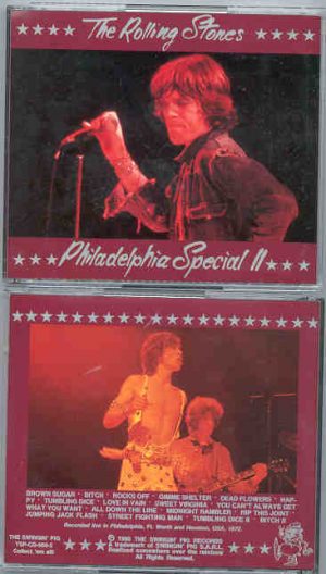 Rolling Stones - Philadelphia Special II ( 2 CD!!!!! set ) ( Swingin' Pig ) ( Philly & Ft Worth 1972 ) Picture