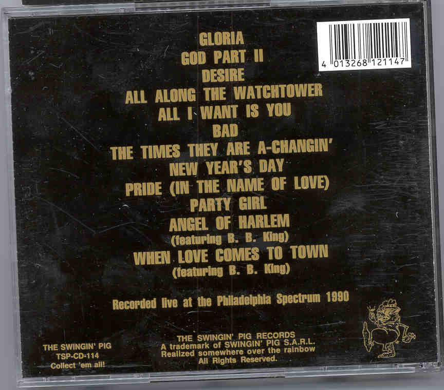 U2 - Philadelphia Special ( Swingin' Pig ) ( Live at the Philadelphia Spectrum , 1990 )