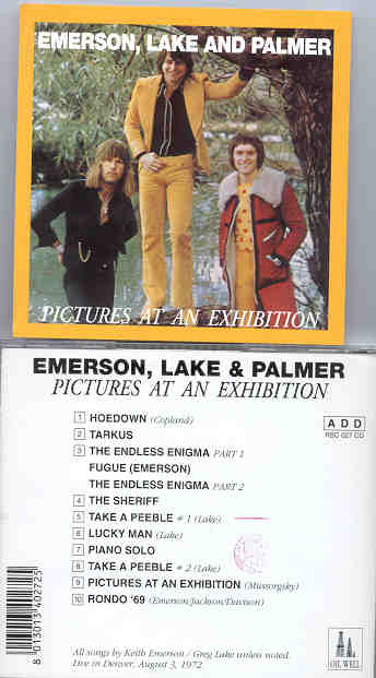 Emerson , Lake & Palmer - Pictures At An Exhibition ( Denver , USA , August 3rd , 1972 ) ( Oil Well )