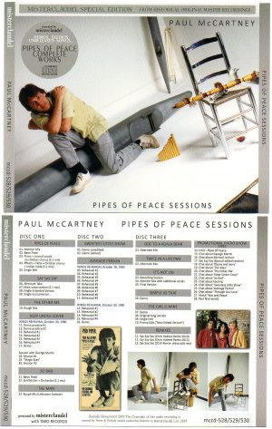 Paul McCartney - Pipes Of Peace Sessions ( 3 CD SET )  ( Misterclaudel )